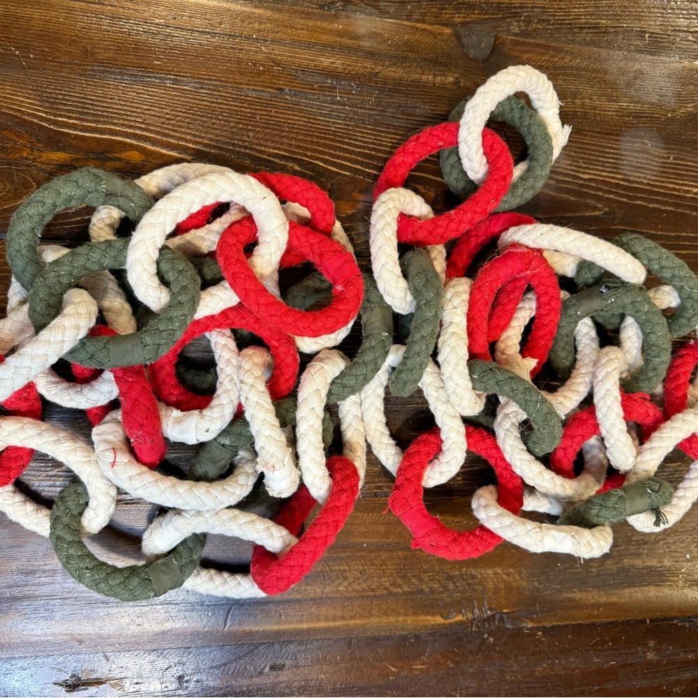 Colorful Rope Chain Christmas Garland